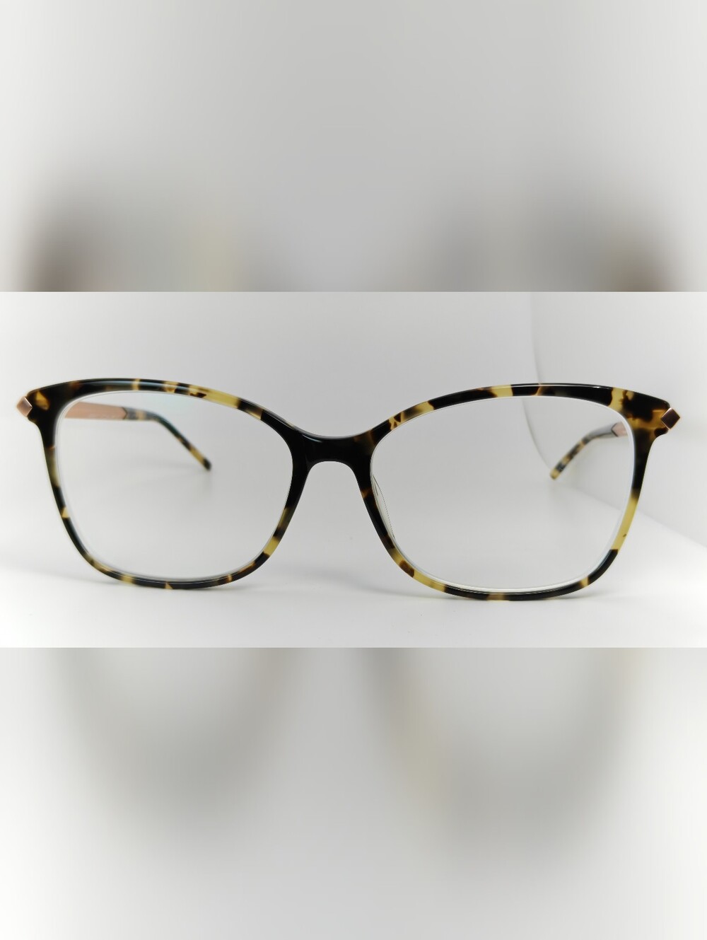Ashley. Tortoiseshell Rose Gold Metal. Classic Tortoise